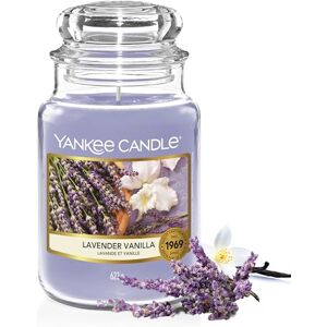 Yankee Candle Scented Candle Lavender Vanilla Large Jar Long Burning Candles: up to 150 Hours Perfect Gifts for Women Yankee Candle Scented Candle Lavender Vanilla Large Jar Long Burning Candles: up to 150 Hours Perfect Gifts for Women