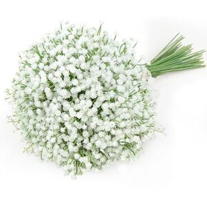 DEEMEI U/N Artificial Baby Breath Flowers White Gypsophila Bouquets 15 pcs Real Touch Flowers for Wedding Party Home Decoration DEEMEI U/N Artificial Baby Breath Flowers White Gypsophila Bouquets 15 pcs Real Touch Flowers for Wedding Party Home Decoration