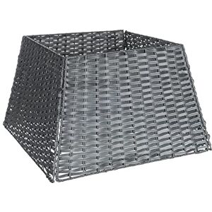 Christmas Village Rattan Xmas Tree Skirt Stand Base Festive Basket Cover Decor Perfect for Indoor Home & Office Floor Use, Tidy Decor – Folds for Easy Storage (Grey) Christmas Village Rattan Xmas Tree Skirt Stand Base Festive Basket Cover Decor Perfect for Indoor Home & Office Floor Use, Tidy Decor – Folds for Easy Storage (Grey)