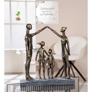 Casablanca modernes Design Decorative Figurine, Resin, Bronze, 30x26x9 cm Casablanca modernes Design Decorative Figurine, Resin, Bronze, 30x26x9 cm