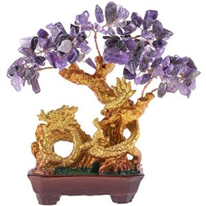 lachineuse Purple Amethyst Dragon Tree Feng Shui Tree 19 cm Asian Japanese Dragon Decoration Fortune Tree with Golden Dragon Asian Gemstone Decoration Japan Zen Object lachineuse Purple Amethyst Dragon Tree Feng Shui Tree 19 cm Asian Japanese Dragon Decoration Fortune Tree with Golden Dragon Asian Gemstone Decoration Japan Zen Object