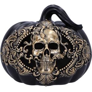 Nemesis Now Baroque Harvest Pumpkin Skull 16.7cm, Resin, Black Pumpkin and Gold Skull Ornament, Halloween Décor, Baroque Design, Reusable, Cast in the Finest Resin, Expertly Hand-Painted Nemesis Now Baroque Harvest Pumpkin Skull 16.7cm, Resin, Black Pumpkin and Gold Skull Ornament, Halloween Décor, Baroque Design, Reusable, Cast in the Finest Resin, Expertly Hand-Painted