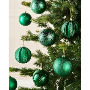 WeRChristmas Christmas Green Shatterproof Baubles WeRChristmas Christmas Green Shatterproof Baubles