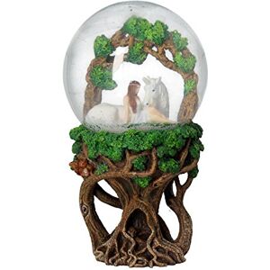 Nemesis Now Anne Stokes Pure Heart Snowglobe 21cm Green, Resin Nemesis Now Anne Stokes Pure Heart Snowglobe 21cm Green, Resin