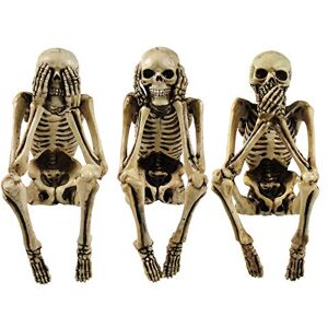 Nemesis Now NEM4341 Three Wise Skeleton Figurine 24cm Ivory, Skeletons Nemesis Now NEM4341 Three Wise Skeleton Figurine 24cm Ivory, Skeletons