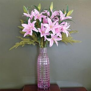 Leaf Design Artificial Flower Display with Vase Leaf Design Artificial Flower Display with Vase