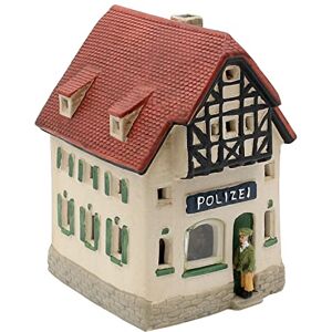 Dekohelden24 Lantern Police – Porcelain House Station with Prison L x W x H Approx. 14 x 11 x 16 cm, 16 cm Dekohelden24 Lantern Police – Porcelain House Station with Prison L x W x H Approx. 14 x 11 x 16 cm, 16 cm
