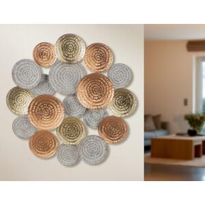 Casablanca modernes Design Casablanca Wall Relief Orient Metal Gold Copper White Metallic Look Circle Motif Round Diameter 61 cm Depth 6 cm Wall Decoration Art Decoration Home Accessory Casablanca modernes Design Casablanca Wall Relief Orient Metal Gold Copper White Metallic Look Circle Motif Round Diameter 61 cm Depth 6 cm Wall Decoration Art Decoration Home Accessory