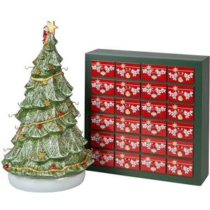 Villeroy & Boch – Christmas Toys Memory Advent Calendar Set 26 Pieces, 24 Porcelain Figures, Porcelain Christmas Tree 3D and Wooden Calendar, Xmas Decoration Indoor, Christmas Figurines Decorations Villeroy & Boch – Christmas Toys Memory Advent Calendar Set 26 Pieces, 24 Porcelain Figures, Porcelain Christmas Tree 3D and Wooden Calendar, Xmas Decoration Indoor, Christmas Figurines Decorations