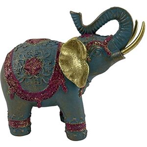 DKD Home Decor Elephant Resin Figurine (21 x 8.5 x 16.8 cm) (Reference: S3019812) DKD Home Decor Elephant Resin Figurine (21 x 8.5 x 16.8 cm) (Reference: S3019812)