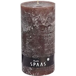 Spaas Rustic Unscented Pillar Candle 100/200 mm, 120 Hours, Taupe Spaas Rustic Unscented Pillar Candle 100/200 mm, 120 Hours, Taupe