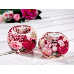AlexandreHouse Pack of 6 Dreamlight, Tealight Candle Holder, Mercur Smart, Floral Design, Glass, Pink, PU 6, Height: 6 cm, Diameter: 8 cm AlexandreHouse Pack of 6 Dreamlight, Tealight Candle Holder, Mercur Smart, Floral Design, Glass, Pink, PU 6, Height: 6 cm, Diameter: 8 cm
