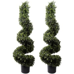 Leaf Artificial Topiary Tree Pairs Leaf Artificial Topiary Tree Pairs