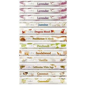 STAMFORD INC. Stamford 37330 Lavender Variety Set Incense Sticks-12 Packs x 20 Sticks, Black, One Size STAMFORD INC. Stamford 37330 Lavender Variety Set Incense Sticks-12 Packs x 20 Sticks, Black, One Size