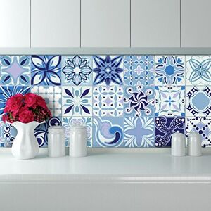 Ambiance Sticker Self-Adhesive Decorative Wall Decal Cement Tile for Bathroom and Kitchen Madère Pack of 30 Stickers of 20 x 20 cm Ambiance Sticker Self-Adhesive Decorative Wall Decal Cement Tile for Bathroom and Kitchen Madère Pack of 30 Stickers of 20 x 20 cm
