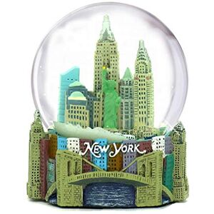 City-Souvenirs Skyline New York City Snow Globe Souvenir, 3.5 Inches Tall, 65mm City-Souvenirs Skyline New York City Snow Globe Souvenir, 3.5 Inches Tall, 65mm
