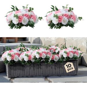 Succebuy Pink Artificial Flower Ball Arrangement Bouquet - Artificial Flower Balls for Wedding Centerpieces Succebuy Pink Artificial Flower Ball Arrangement Bouquet - Artificial Flower Balls for Wedding Centerpieces