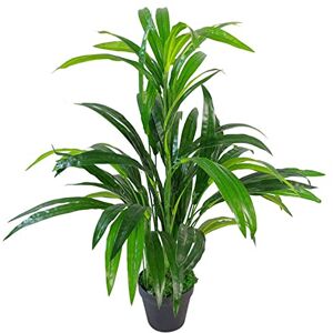 Leaf Design UK Realistic Large Artificial Foliage Plant with Pot, Bamboo, 65cm Leaf Design UK Realistic Large Artificial Foliage Plant with Pot, Bamboo, 65cm