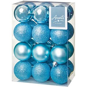 Widdle Wonderland Christmas Tree Decoration 24 Pack 60mm Shatterproof Baubles Ice Blue 8484 Widdle Wonderland Christmas Tree Decoration 24 Pack 60mm Shatterproof Baubles Ice Blue 8484