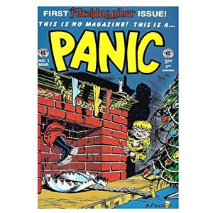 Wee Blue Coo Comic Panic Santa Claus Bear Trap Christmas Wall Art Print Wee Blue Coo Comic Panic Santa Claus Bear Trap Christmas Wall Art Print