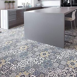 Ambiance Sticker Ambiance-Live Floor Tile Stickers, Vinyl Plastic Glass, Romana, 40 x 40 cm Ambiance Sticker Ambiance-Live Floor Tile Stickers, Vinyl Plastic Glass, Romana, 40 x 40 cm