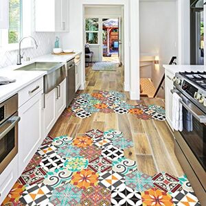 Ambiance Sticker Floor Sticker Cement Tiles with Plastic Protective Laminate Adhesive Stickers for Hexagon Tiles Water Resistant Floor 20 x 18 cm – 10 Pieces Ambiance Sticker Floor Sticker Cement Tiles with Plastic Protective Laminate Adhesive Stickers for Hexagon Tiles Water Resistant Floor 20 x 18 cm – 10 Pieces