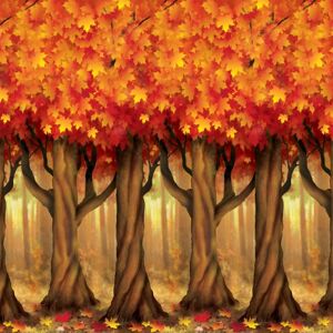 Beistle 90022 Fall Trees Backdrop Party Accessory (1 Count) (1/Pkg), Plastic Beistle 90022 Fall Trees Backdrop Party Accessory (1 Count) (1/Pkg), Plastic