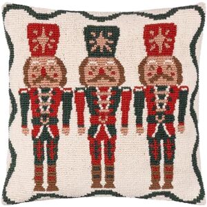 furn. Nutcracker Trio Feather Filled Cushion – Festive Christmas Tufted Decorative Pillow with Textured Nutcracker Design (Multicolour 45x45cm) furn. Nutcracker Trio Feather Filled Cushion – Festive Christmas Tufted Decorative Pillow with Textured Nutcracker Design (Multicolour 45x45cm)