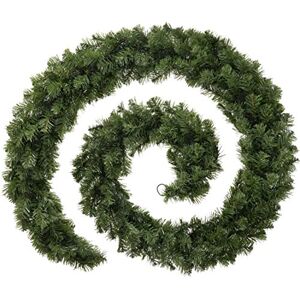 WeRChristmas Extra Thick Pine Garland Christmas Decoration, Green, 9 feet WeRChristmas Extra Thick Pine Garland Christmas Decoration, Green, 9 feet