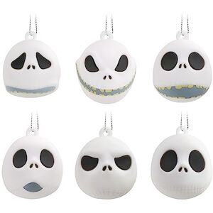 Hallmark Disney Tim Burton's The Nightmare Before Christmas Jack Skellington Heads Miniature Christmas Ornaments, Set of 6 Hallmark Disney Tim Burton's The Nightmare Before Christmas Jack Skellington Heads Miniature Christmas Ornaments, Set of 6