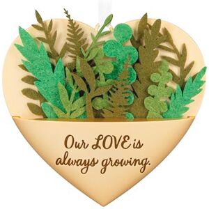 Hallmark Keepsake Christmas Ornament 2024, Growing in Love, Metal & Fabric, Gift for Couple Hallmark Keepsake Christmas Ornament 2024, Growing in Love, Metal & Fabric, Gift for Couple