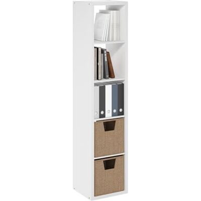 Furinno - Cubicle Open Back Vertical Cube Storage - Storage Organizer Furinno - Cubicle Open Back Vertical Cube Storage - Storage Organizer