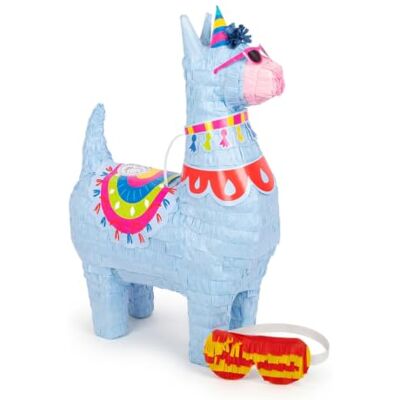 Fax Potato Llama Pinata with Blindfold (W53 x D9 x H36cm) Fill Your Own Kids Large Party Supplies Themed Birthday Accessory Fun Decoration Pinata for Kids Parties & Games Fax Potato Llama Pinata with Blindfold (W53 x D9 x H36cm) Fill Your Own Kids Large Party Supplies Themed Birthday Accessory Fun Decoration Pinata for Kids Parties & Games