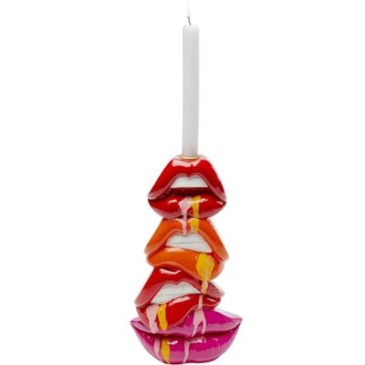 KARE+ Lips Multicolored Candle Holder - Candle Holder KARE+ Lips Multicolored Candle Holder - Candle Holder