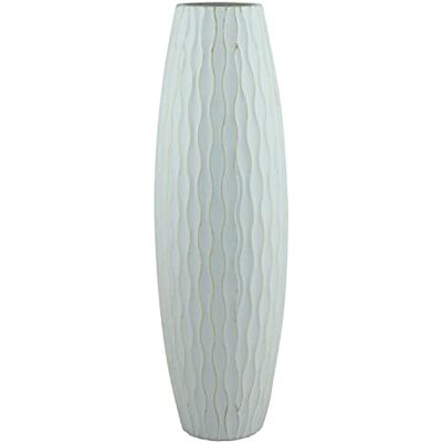 Stonebriar Large Weathered Pale Ocean Wood Vase Stonebriar Large Weathered Pale Ocean Wood Vase