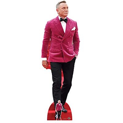 Iconicgreats - Daniel Craig Pink Jacket Lifesize Standee Iconicgreats - Daniel Craig Pink Jacket Lifesize Standee