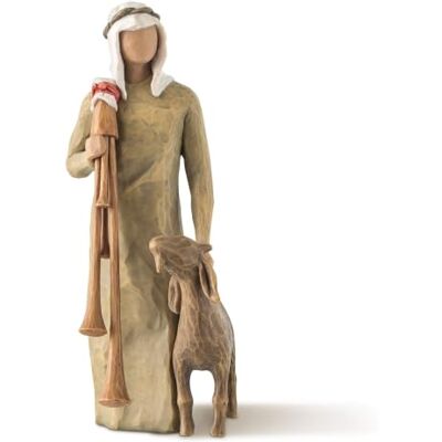 Willow Tree Shepherd with Flute - Nativity Figurine Willow Tree Shepherd with Flute - Nativity Figurine