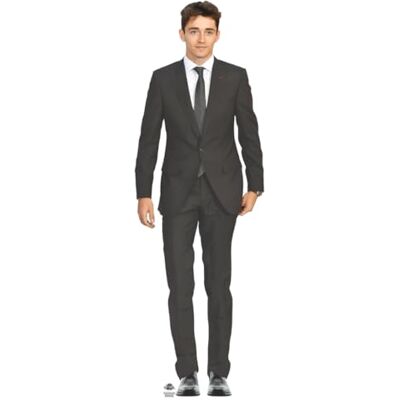 STAR CUTOUTS CS1102 Charles Leclerc Lifesize Cardboard Cutout with Mini – Formula 1 Racing Fan Display, Party Decoration & Collector Gift STAR CUTOUTS CS1102 Charles Leclerc Lifesize Cardboard Cutout with Mini – Formula 1 Racing Fan Display, Party Decoration & Collector Gift