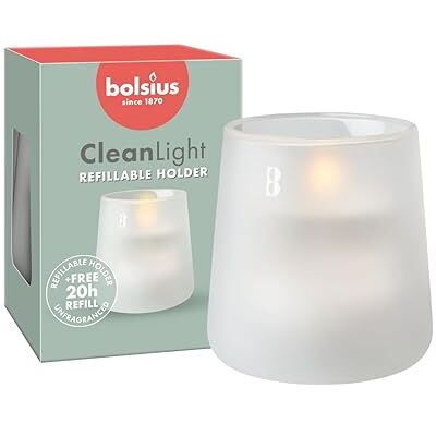 Bolsius Bolsius Clean Light Refillable Holder - Candle Accessory Bolsius Bolsius Clean Light Refillable Holder - Candle Accessory