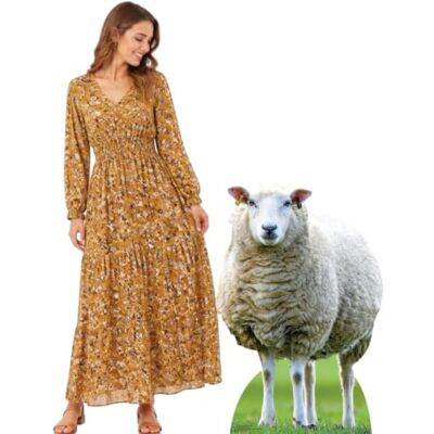 Iconicgreats - Sheep Farmyard Lifesize - Height 94 cm Iconicgreats - Sheep Farmyard Lifesize - Height 94 cm