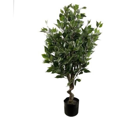 Leaf - Twist Ficus 110cm - Green - Artificial tree Leaf - Twist Ficus 110cm - Green - Artificial tree
