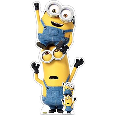 Iconicgreats Kevin And Bob Minions Cardboard Cutout - Cardboard Standee Iconicgreats Kevin And Bob Minions Cardboard Cutout - Cardboard Standee