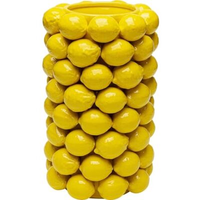 KARE Vase Lemon Juice - Porcelain, Yellow, 43cm H KARE Vase Lemon Juice - Porcelain, Yellow, 43cm H