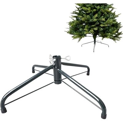 SHATCHI Christmas Tree Stand for Artificial Trees Holder 40cm Metal Base Heavy Duty Foldable Height Extender Legs with Adjustable Screws Sturdy Bracket for 4ft,5ft,6ft Green SHATCHI Christmas Tree Stand for Artificial Trees Holder 40cm Metal Base Heavy Duty Foldable Height Extender Legs with Adjustable Screws Sturdy Bracket for 4ft,5ft,6ft Green