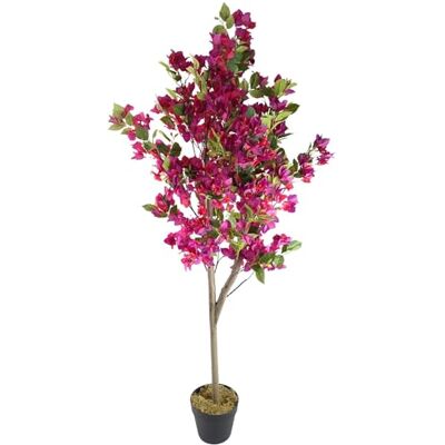 Leaf 150cm Artificial Pink Bougainvillea Tree - Artificial Tree Leaf 150cm Artificial Pink Bougainvillea Tree - Artificial Tree