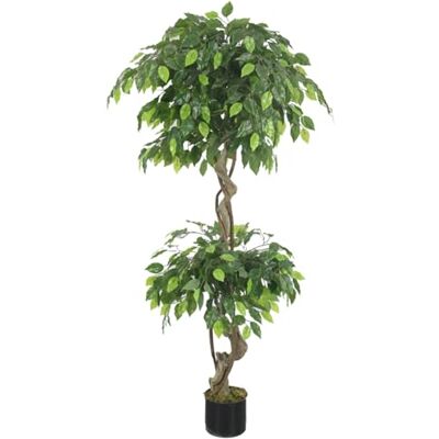 Leaf 150cm Artificial Twisted Ficus Tree - Artificial Ficus Tree Leaf 150cm Artificial Twisted Ficus Tree - Artificial Ficus Tree