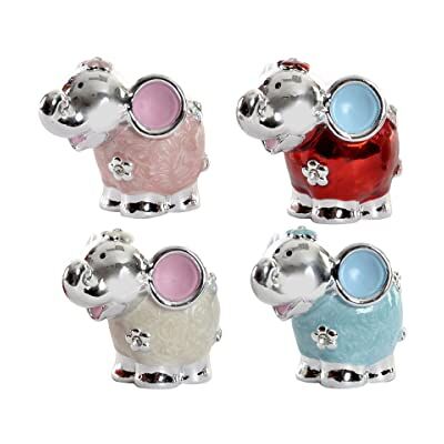 DKD Home Decor Elephant Set - Decorative Figurines - 4 pcs DKD Home Decor Elephant Set - Decorative Figurines - 4 pcs