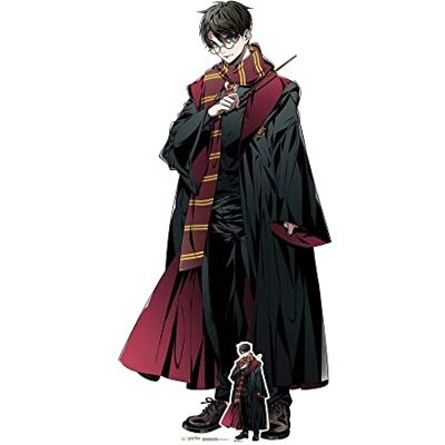 Iconicgreats Harry Potter Anime Lifesize Cardboard Cutout - Free Mini Standee Iconicgreats Harry Potter Anime Lifesize Cardboard Cutout - Free Mini Standee