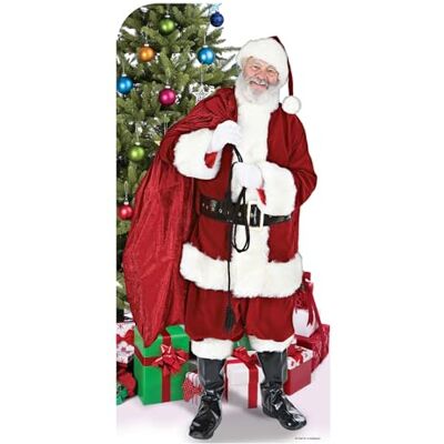 Iconicgreats Father Christmas 'Stand In' Cardboard Cutout Figure 186cm Tall - Xmas Party Fun Iconicgreats Father Christmas 'Stand In' Cardboard Cutout Figure 186cm Tall - Xmas Party Fun