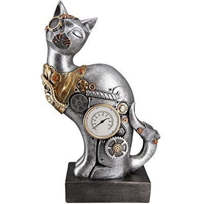 GILDE Casablanca Steampunk Cat Figurine - Decor Figurine GILDE Casablanca Steampunk Cat Figurine - Decor Figurine